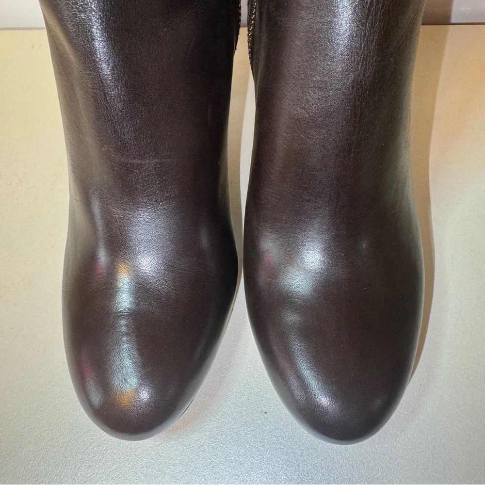 MICHAEL Michael Kors Guiliana Ankle Bootie  Chocolate Size 7 1/2 - Picture 3 of 12